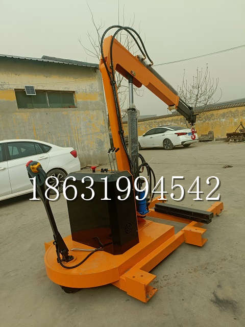 株洲市自卸车厢随车吊 自制轮式四不像起重机 四驱平板吊 5吨 贵盛